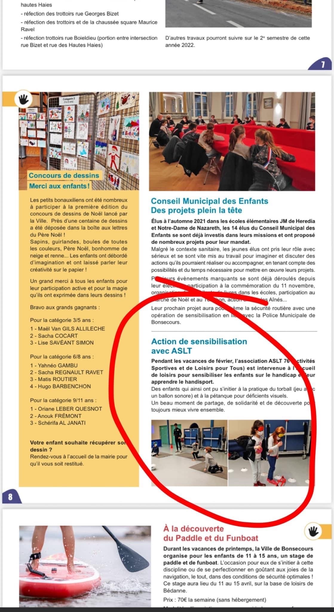 Article ville de Bonsecours
